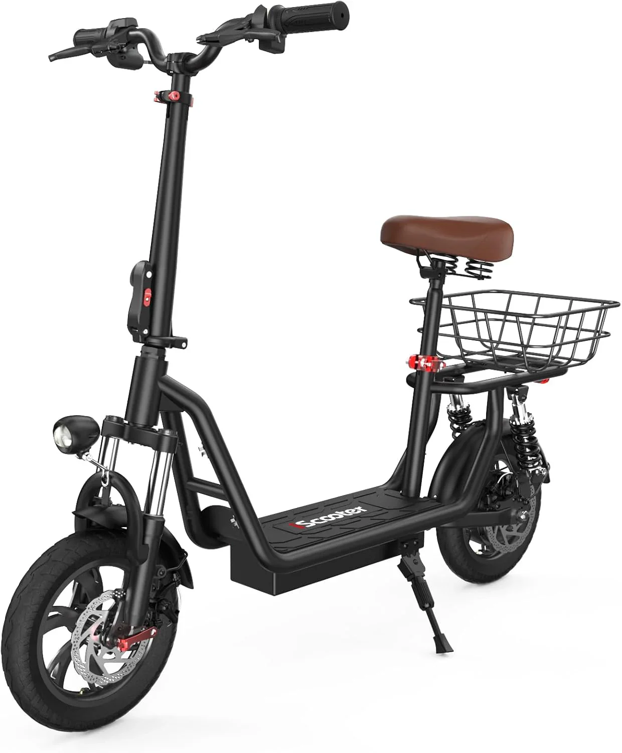 iScooter Electric Scooter With Seat, 500W, 21 Miles, 15.6 mph – i12