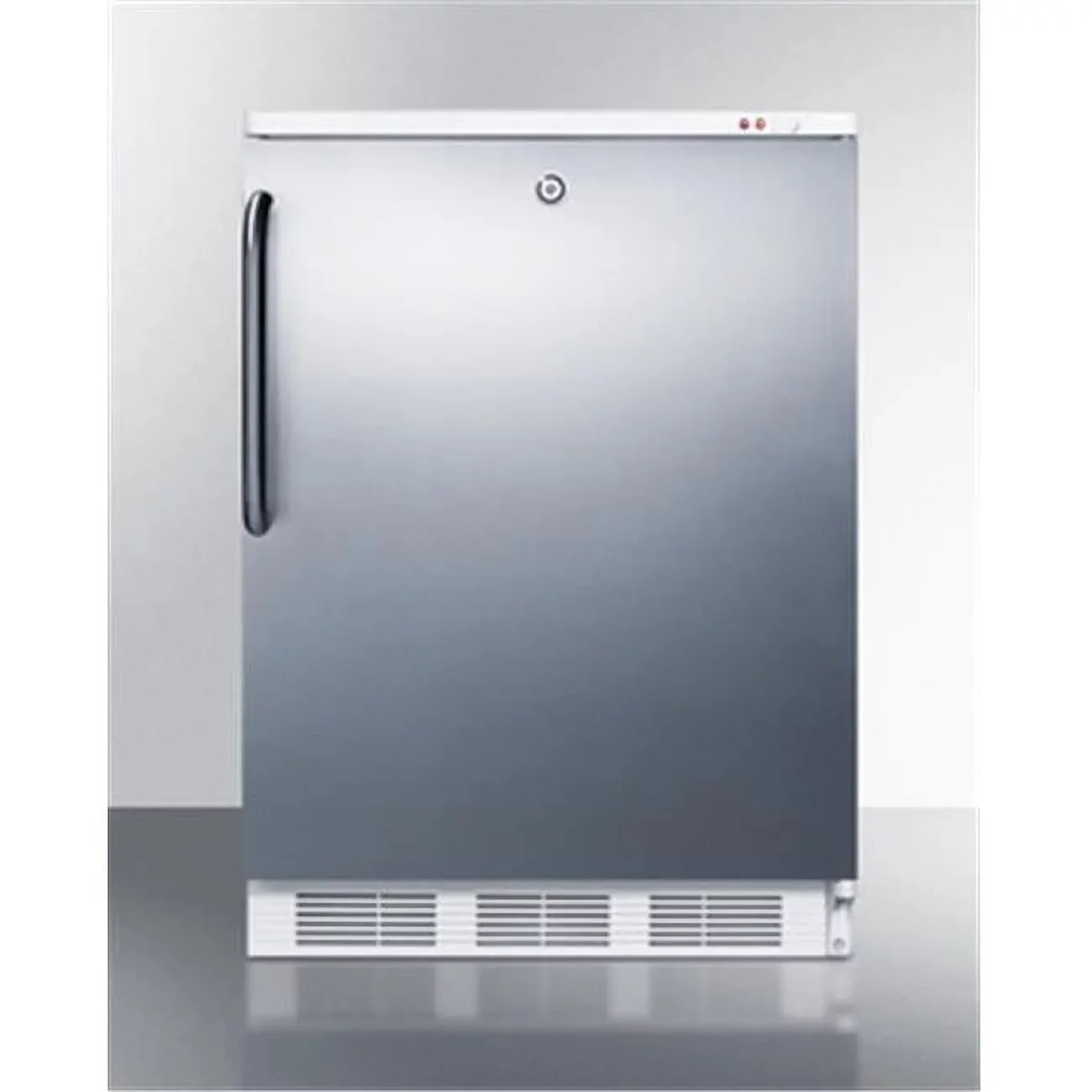 Summit Appliance Medical Upright Freezer 2.5 cu ft Stainless Steel – Manual Defrost