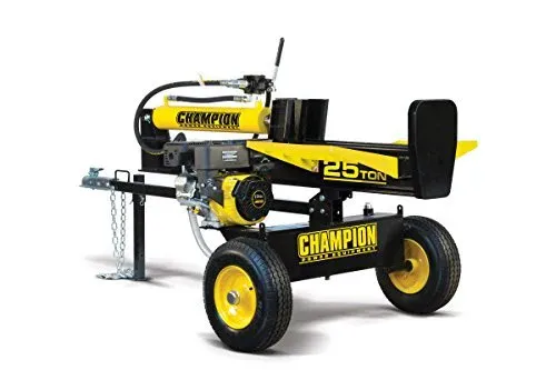 Champion Power Equipment 25-Ton Horizontal/Vertical Full Beam Gas Log Splitter With Auto Return – 100251