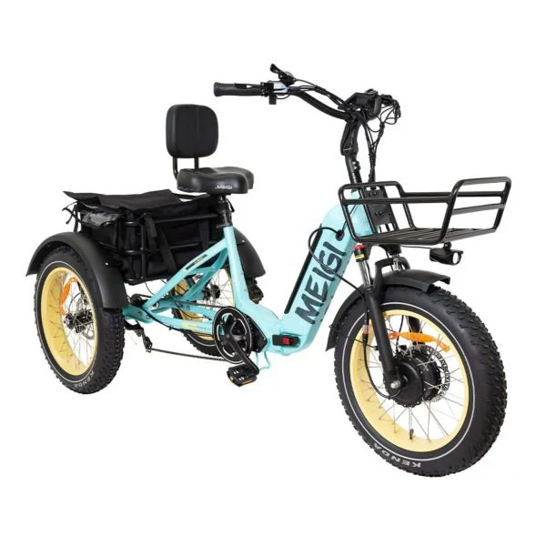 DWMEIGI Silverado 20 inch 48V/14Ah 750W Folding Electric Tricycle With Wide Tires, 150 kg – MG2301