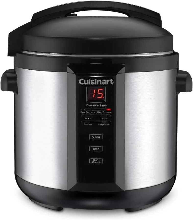 Cuisinart 6-Quart Electric Pressure Cooker, Stainless Steel, 1000 Watts – CPC-600N1