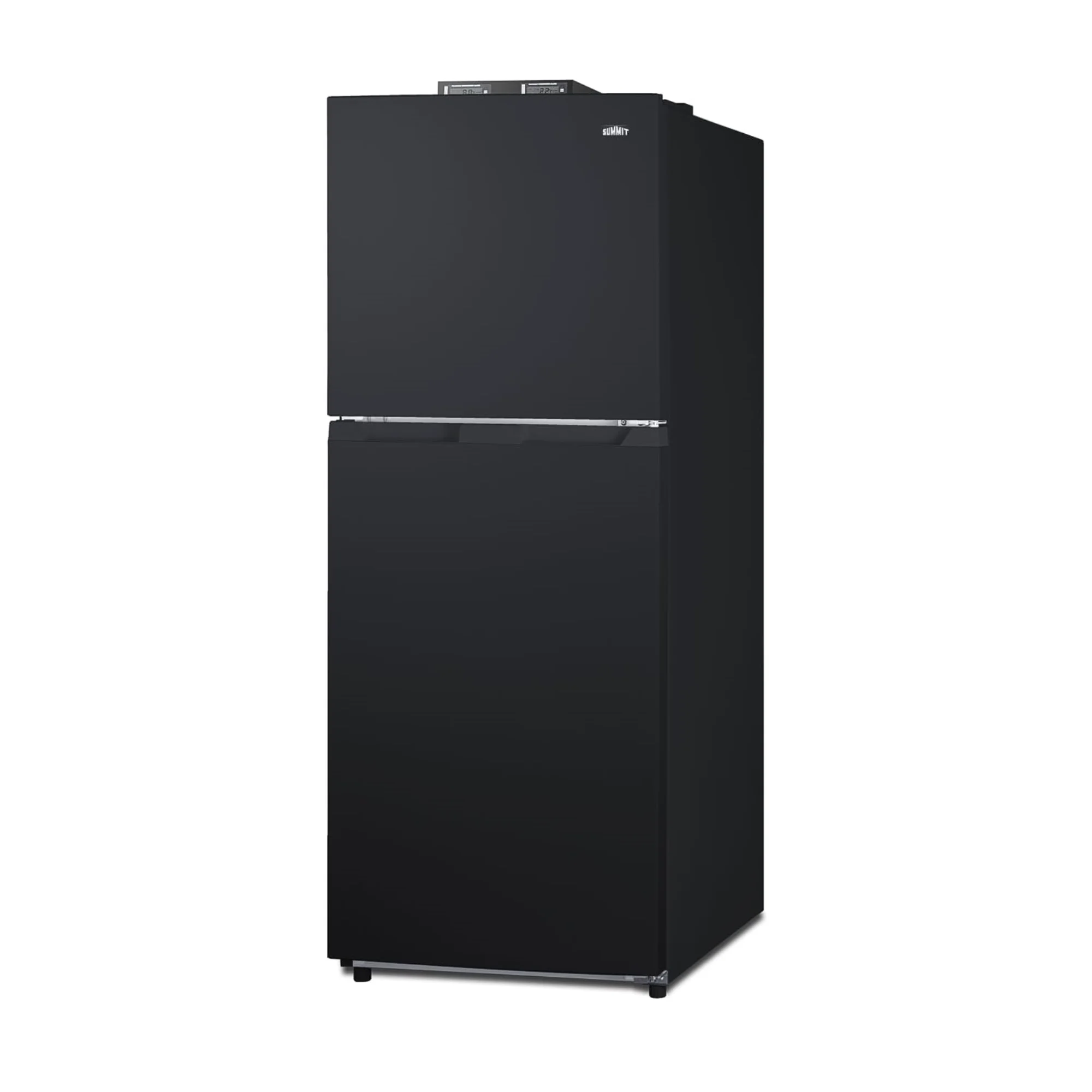 Summit 24 in Wide LHD Break Room Refrigerator-Freezer, Black – BKRF1087BLHD