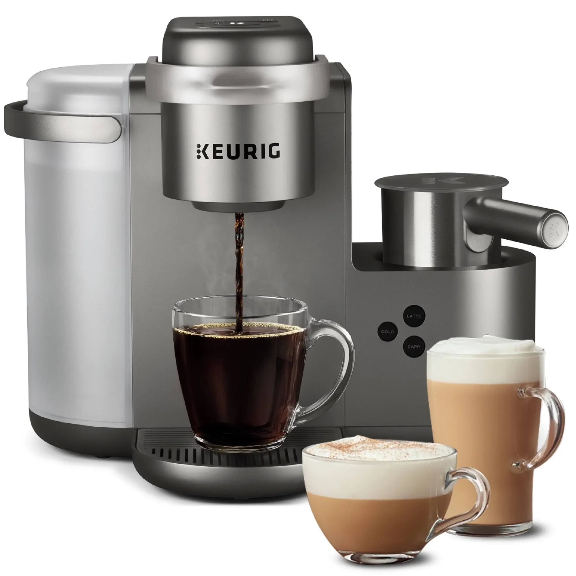 Keurig Single Serve Coffee Maker, Silver/Grey – K-Cafe