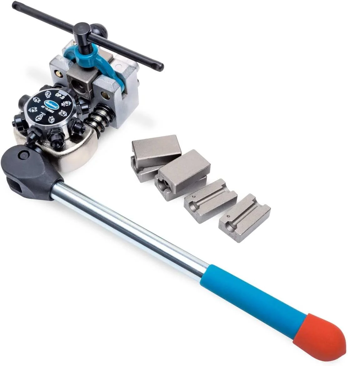 Eastwood 45 Degree Single, Double And Bubble Brake Tubing Flaring Tool Kit With 4 Split Dies – 25304