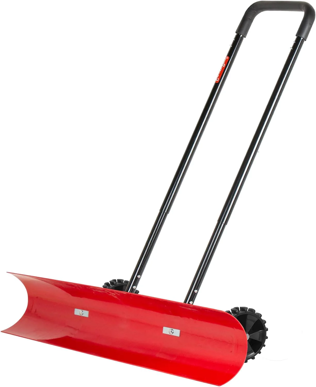 Brewin SnowPro 38 Inch Bi-Directional Wheeled Snow Pusher, Red – H955N