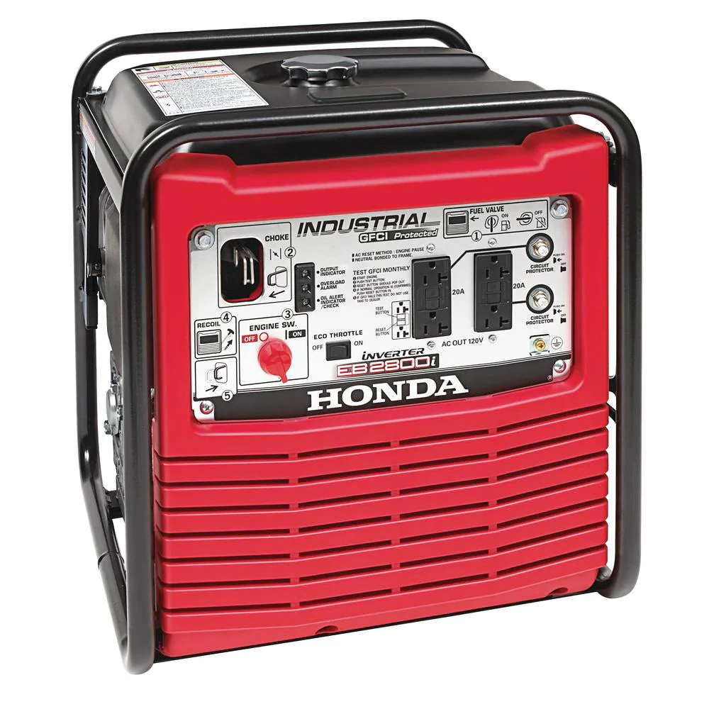 Honda 2,800-Watt Gasoline Portable Industrial Inverter Generator – EB2800i