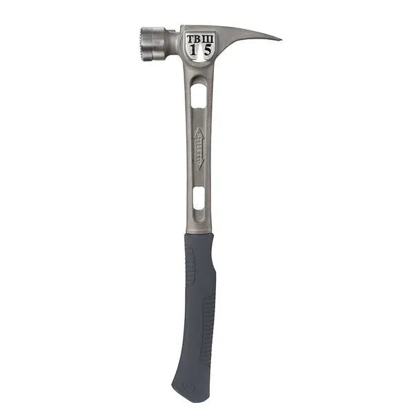 Titanium Hammer 15 oz With Milled Face And Curved Handle – Ti-Bone III