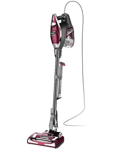 Corded Stick Vacuum With XL Dust Cup, LED Headlights And Pet Hair Tools – Bordeaux/Silver