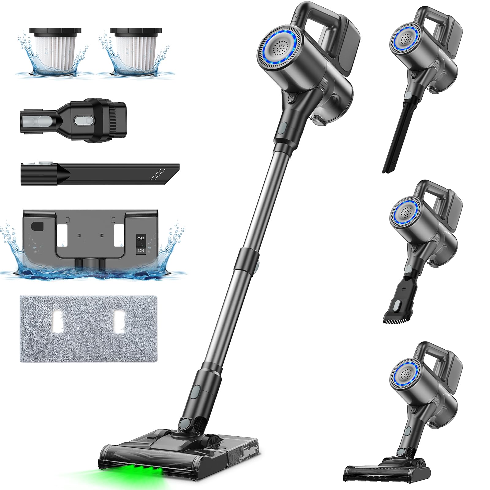 Cordless 2-in-1 Vacuum Cleaner And Mop Combo – 35Kpa