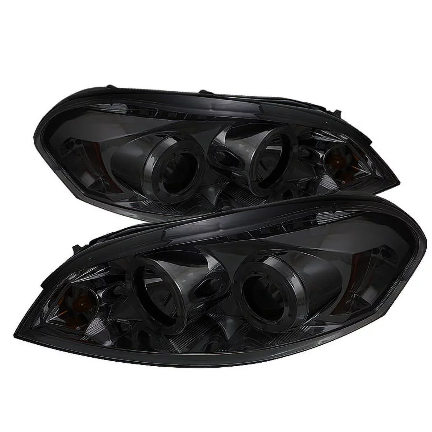 Spyder Projector Headlights With LED Halo, Smoke – Chevy Impala 06-13 / Monte Carlo 06-07