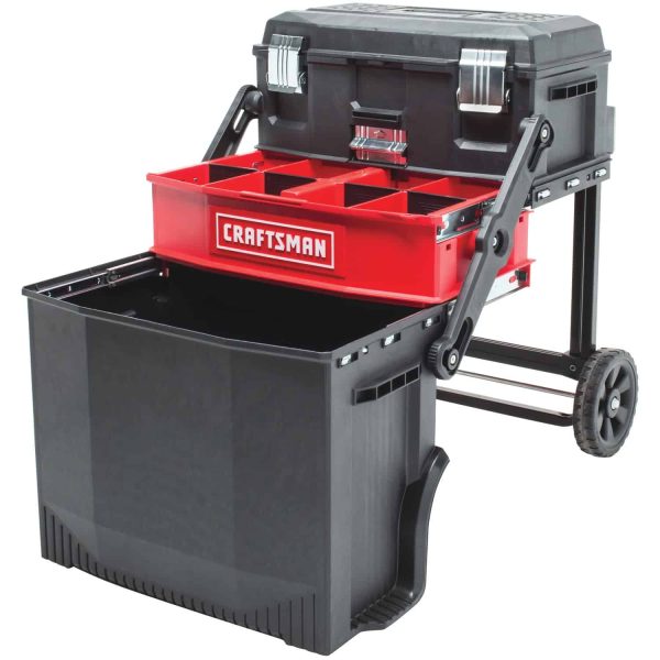 22-Inch Rolling Tool Box – 1-Drawer Lockable Metal Chest With Wheels