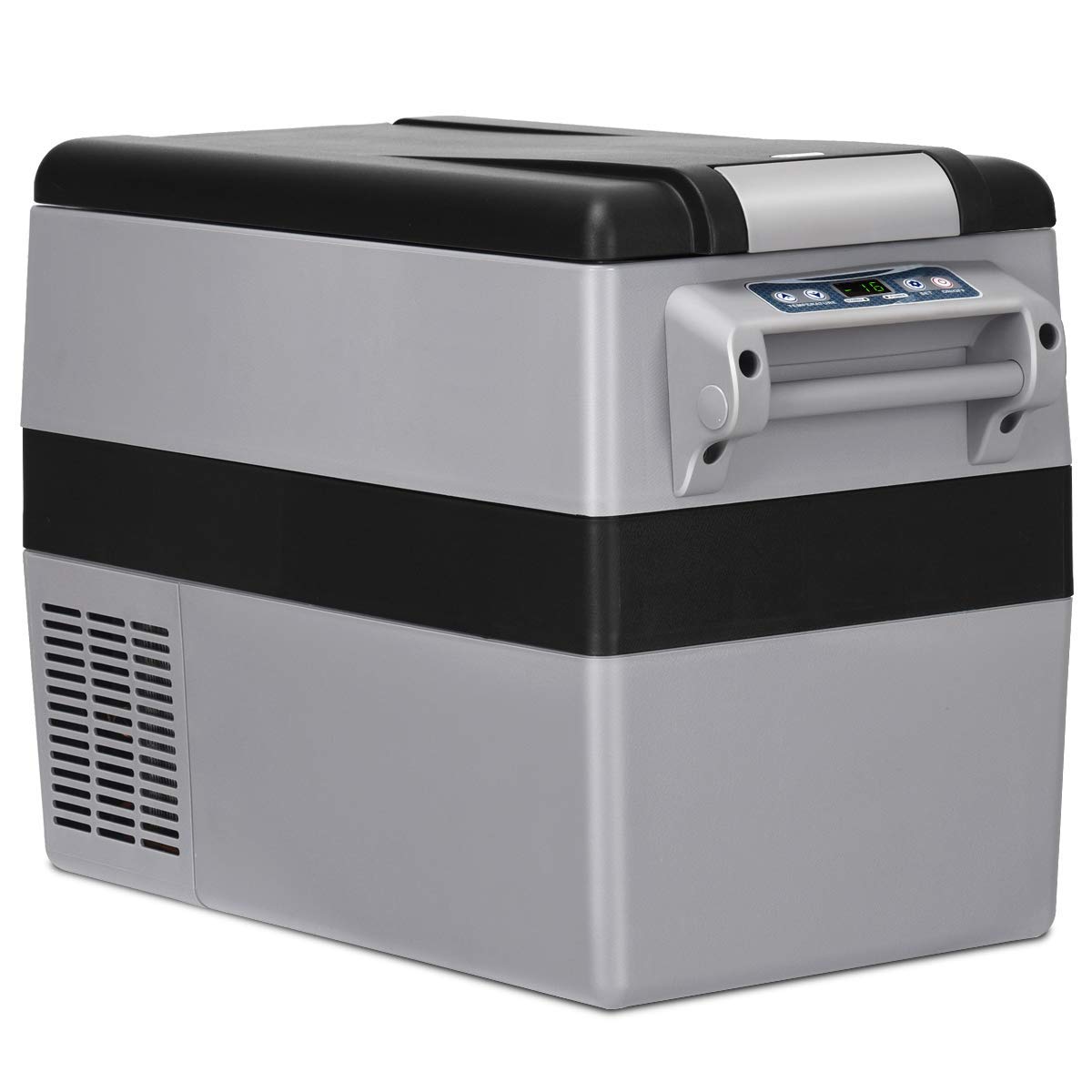 Portable Refrigerator/Freezer, 44 Quart – Compact Car Fridge