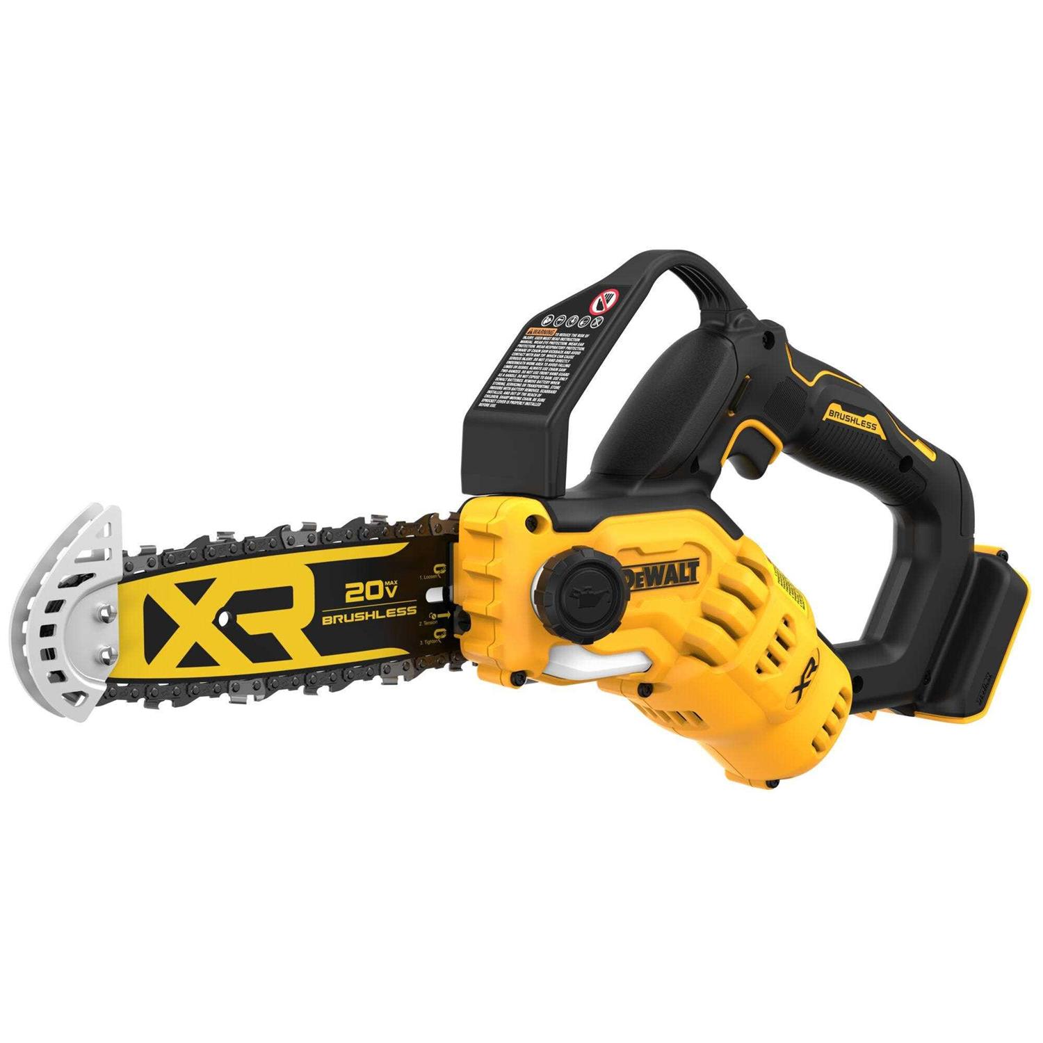 DEWALT 20V MAX 8-in Brushless Cordless Pruning Chainsaw – DCCS623B