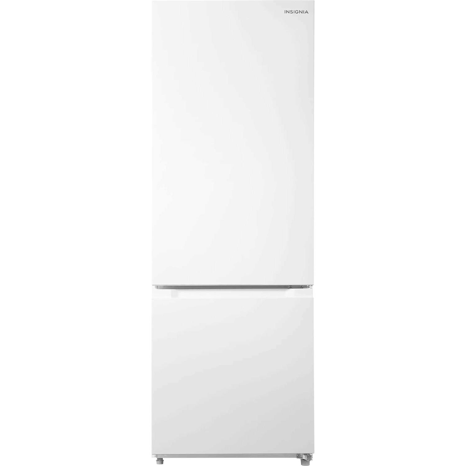 Insignia Bottom Mount Refrigerator 11.5 Cu. Ft. – White