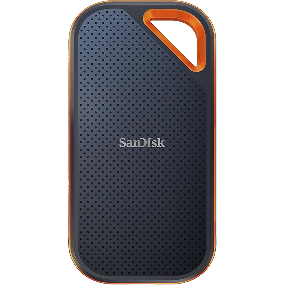 SanDisk Extreme PRO Portable SSD 2 TB USB-C USB 3.2 Gen 2×2 Black – SDSSDE81-2T00-G25