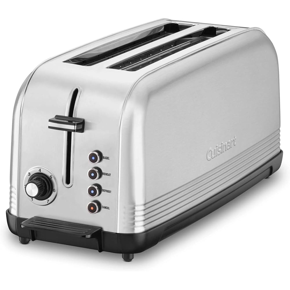 Cuisinart 2-Slice Long Slot Toaster, Stainless Steel, Silver – CPT-2500