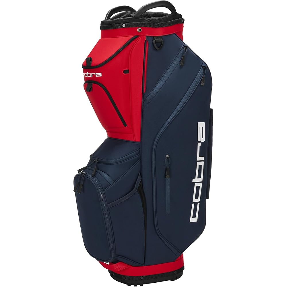 COBRA Ultralight Pro Cart Golf Bag, Club Navy/Strong Red – 14 Dividers