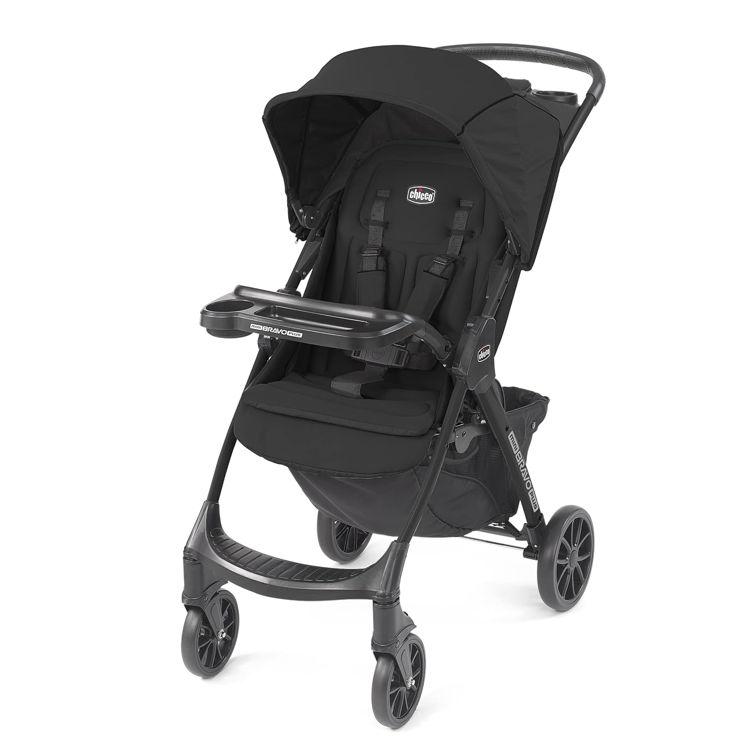 Chicco Mini Bravo Plus Lightweight Compact Stroller – Storm Black