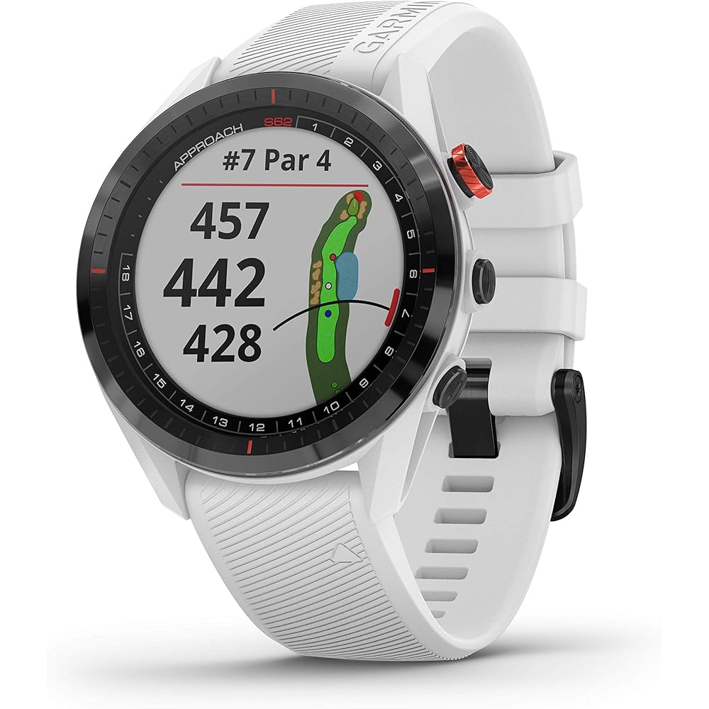 Garmin Approach S62 Premium Golf GPS Smartwatch – White