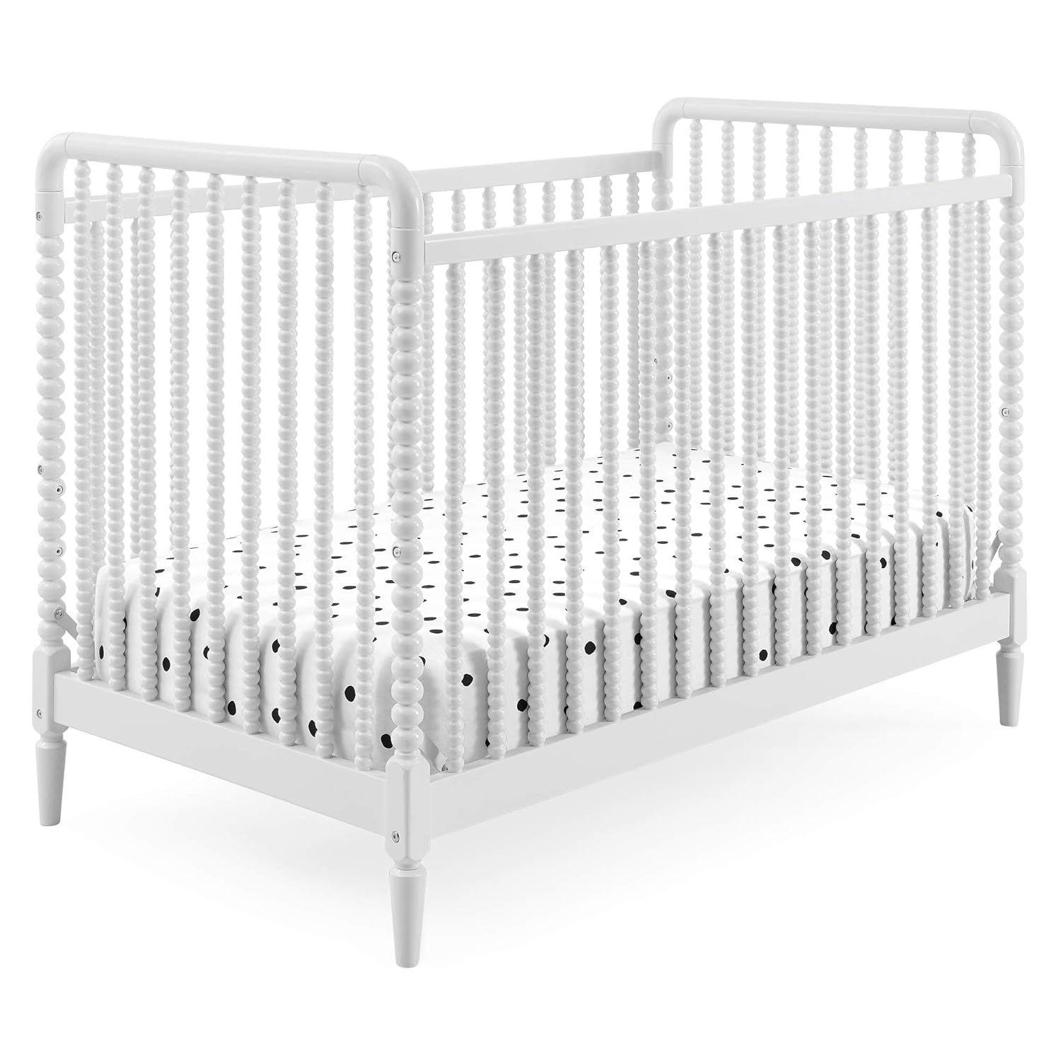Delta Children Saint 4-in-1 Convertible Wooden Crib – Bianca White