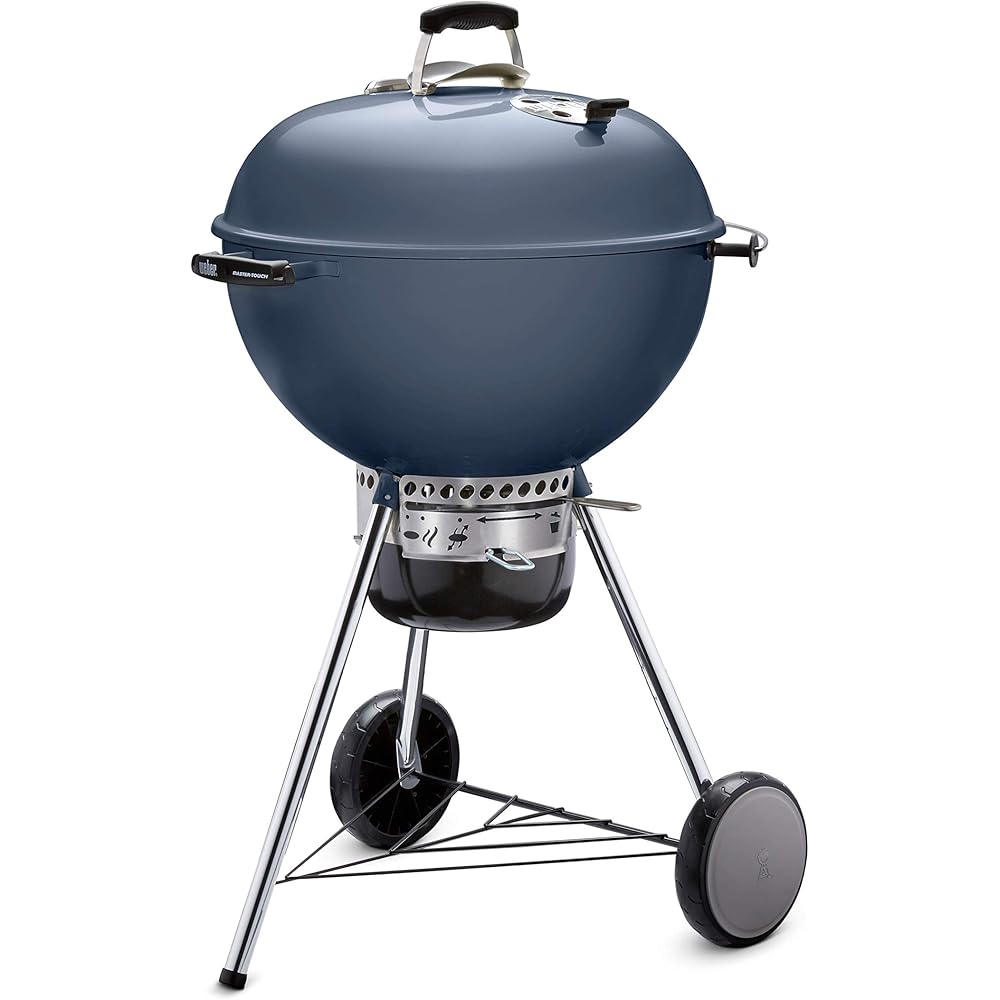 Weber Master-Touch 22-Inch Charcoal Kettle Grill – Slate Blue