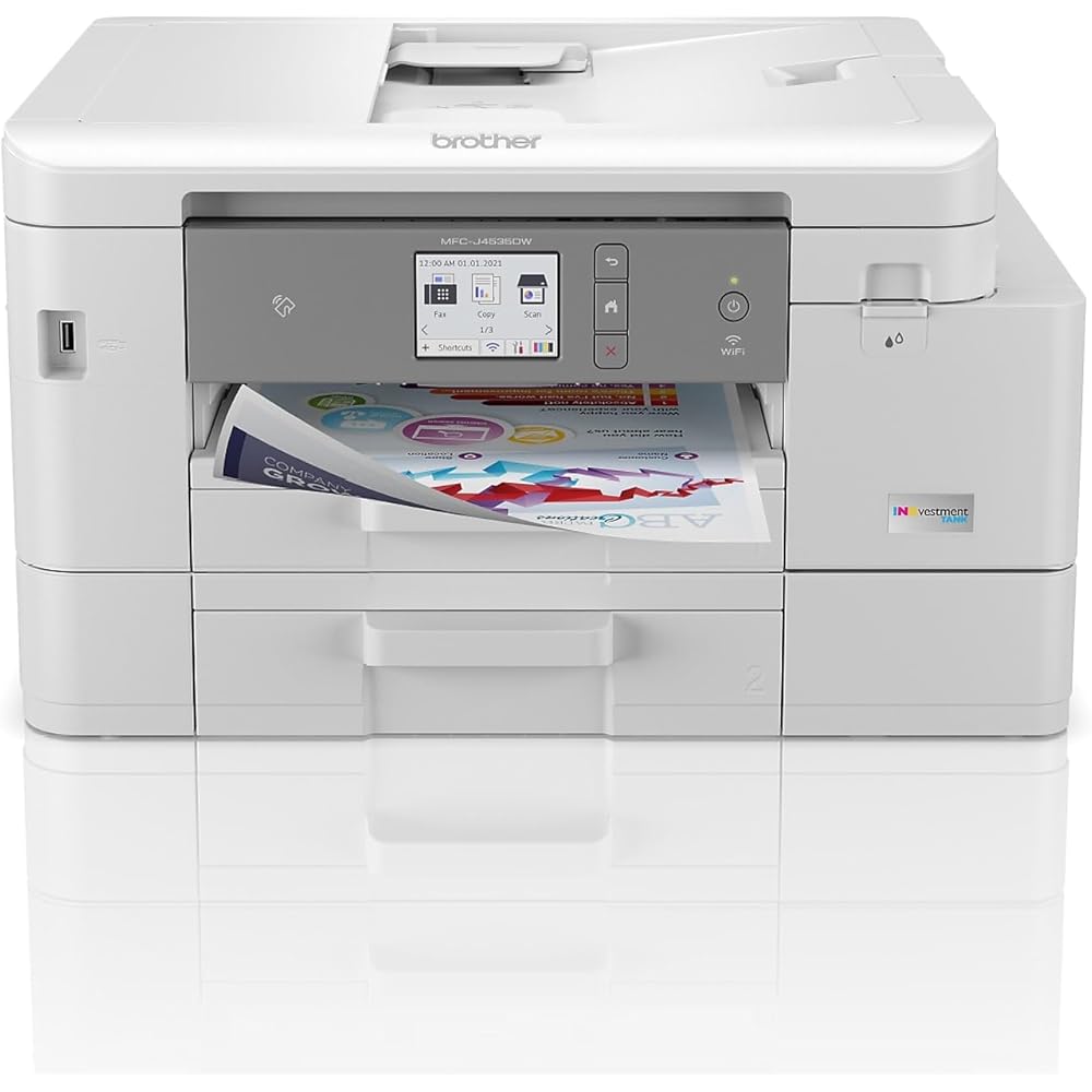 Brother INKvestmentTank All-in-One Color Inkjet Printer – MFC-J4535DW