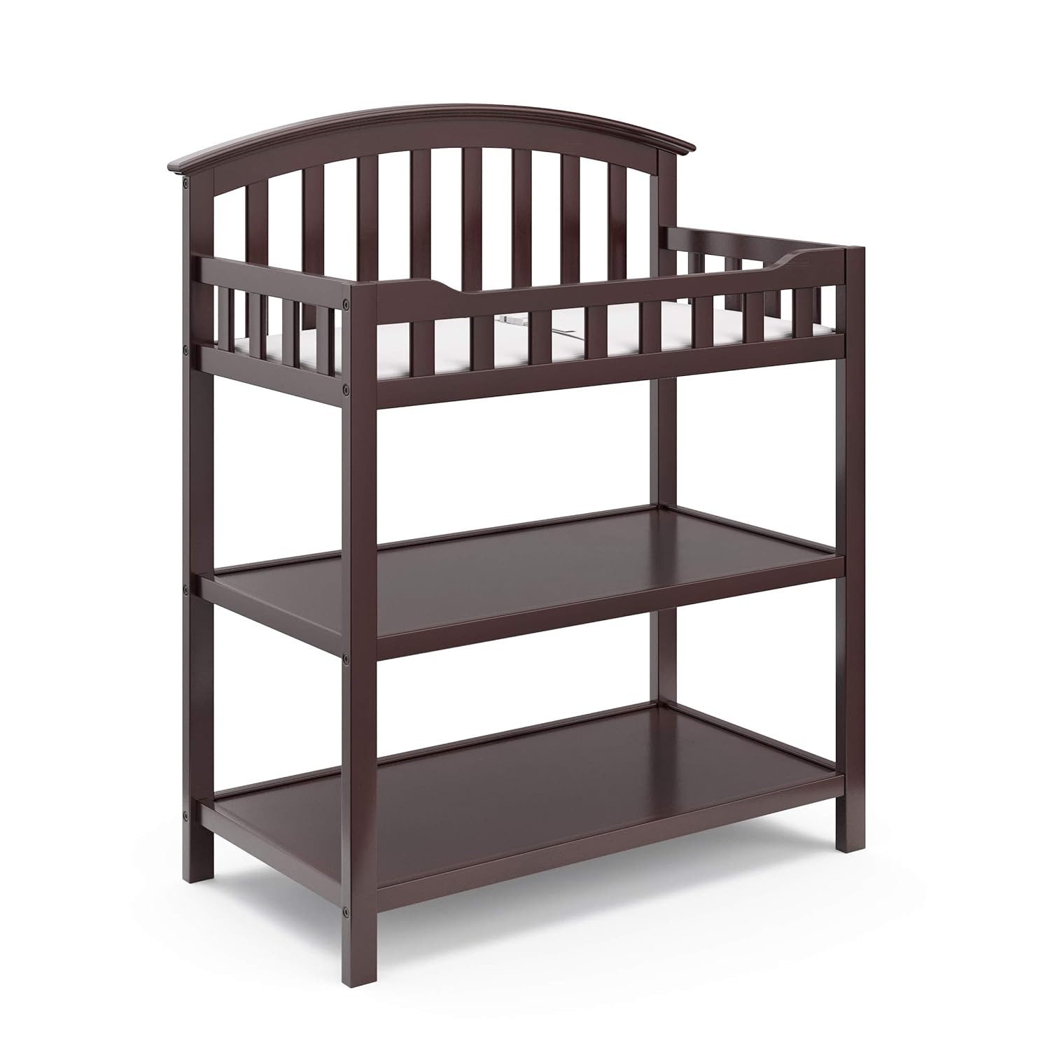 Graco Convertible Espresso Changing Table With Removable Pad