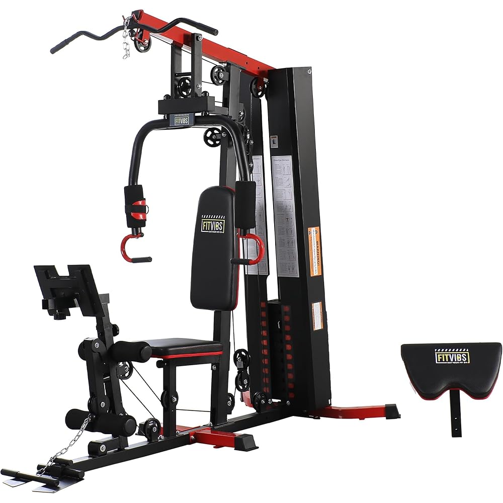 Full Body Strength Home Gym Equipment – 160 lbs Weight Stack