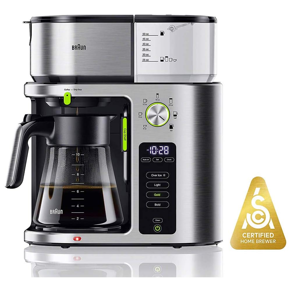 Braun MultiServe 10-Cup Stainless Steel Coffee Machine – KF9170SI