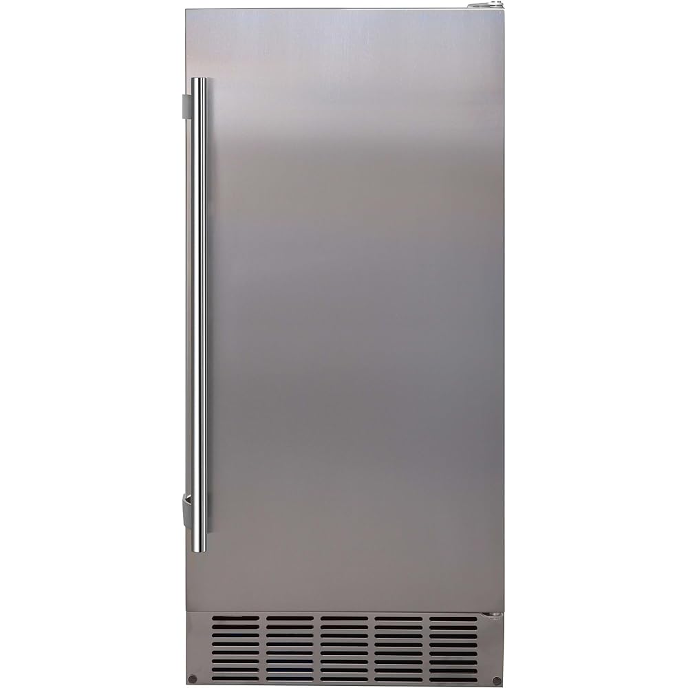 EdgeStar Built-In Ice Maker, 15-Inch, 25 lbs Daily – IB250SS