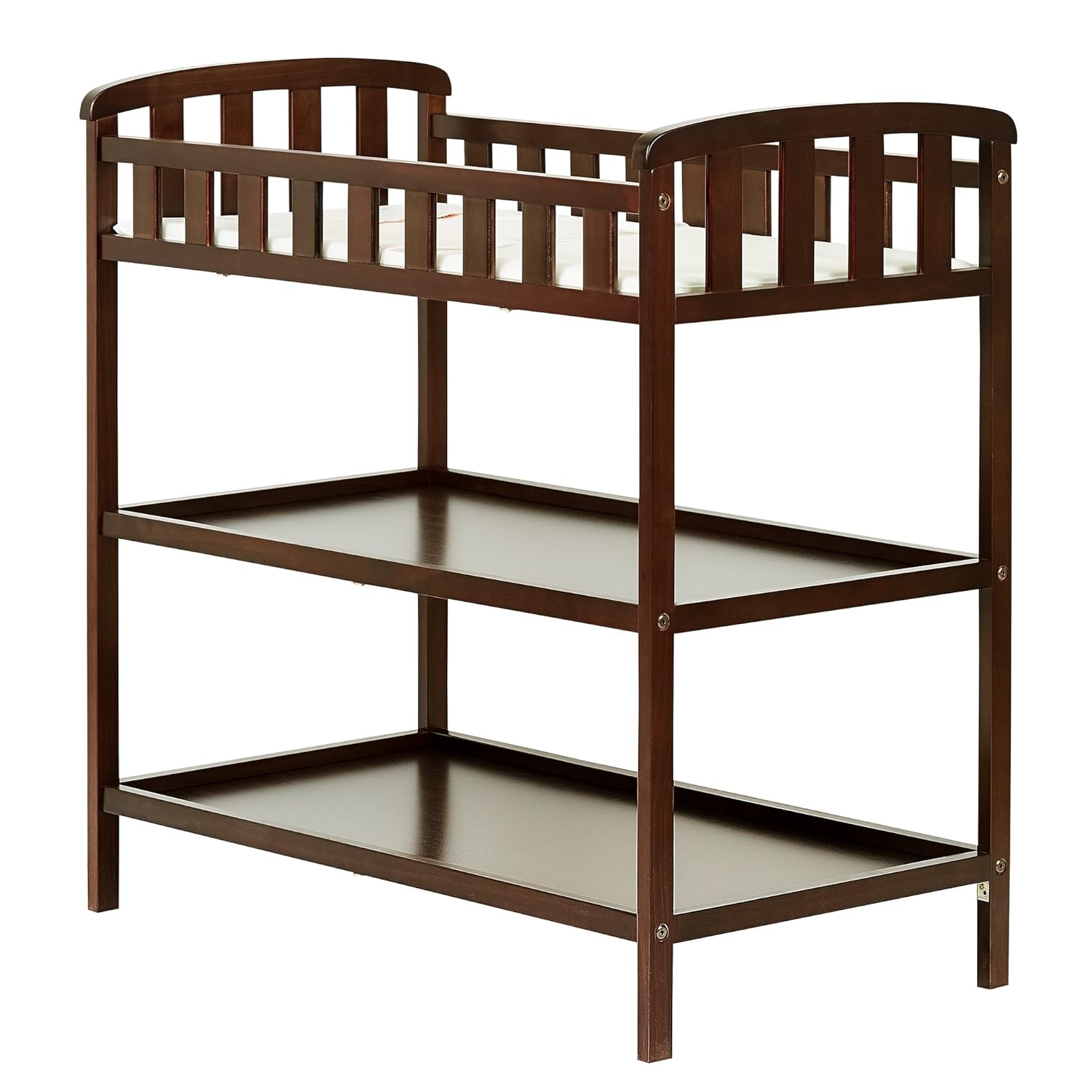 Emily Portable Changing Table With Pad – Espresso