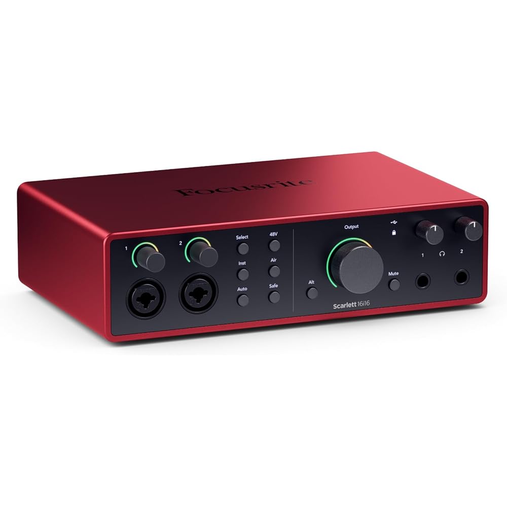 Focusrite Scarlett 16i16 4th Generation USB Audio Interface – 16i16