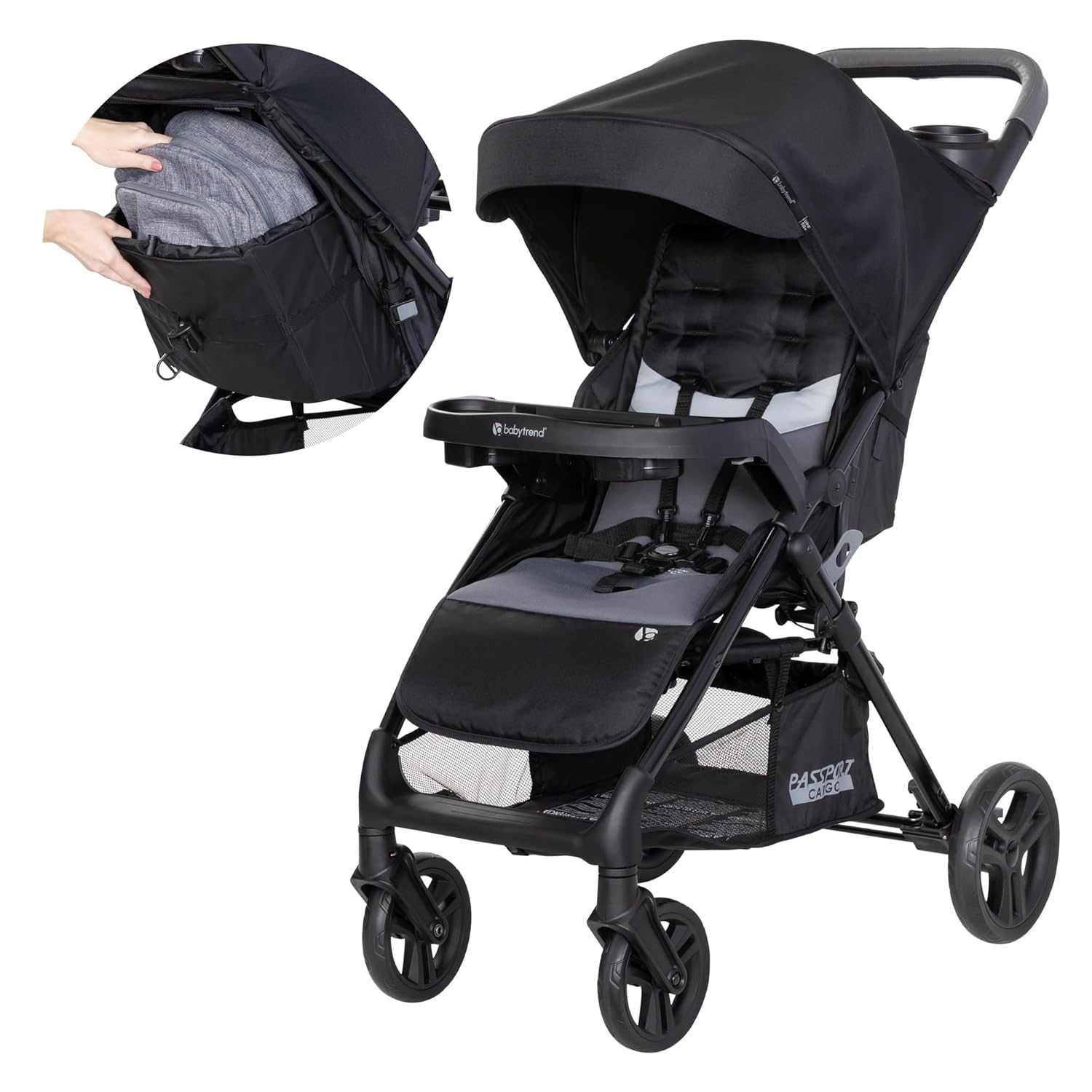 Baby Trend Passport Cargo Stroller – Fieldstone Grey