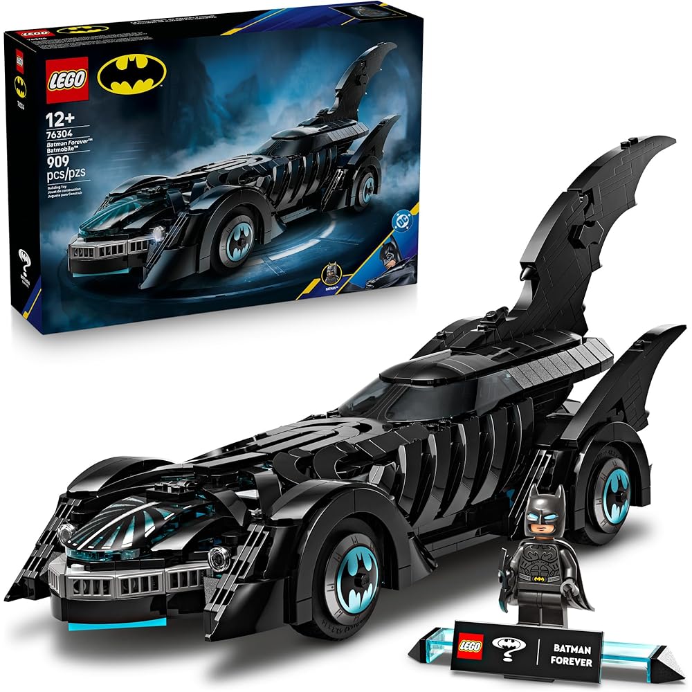 LEGO DC Batman Forever Batmobile Model Building Toy Set – 76304
