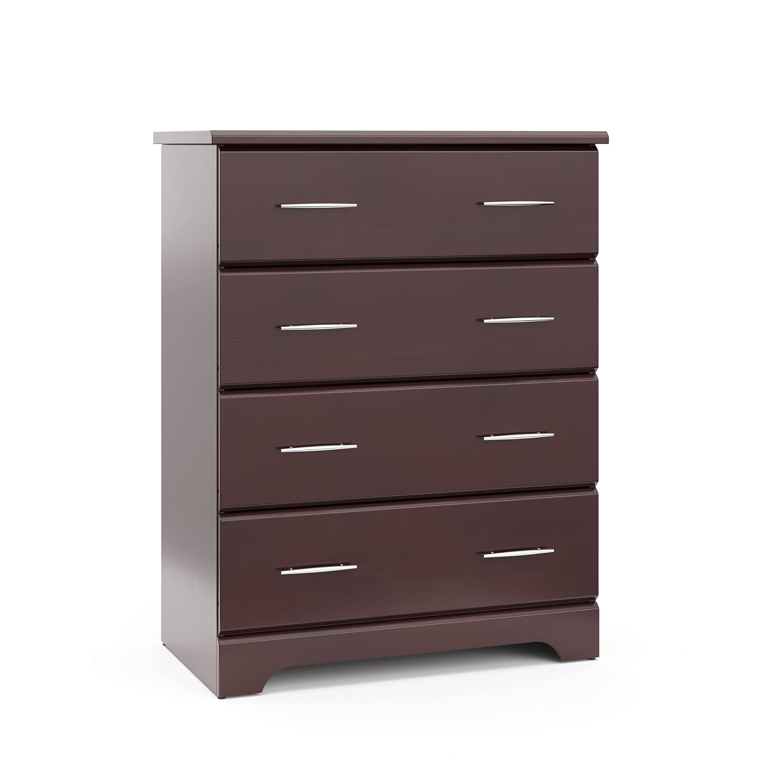 Brookside 4-Drawer Vertical Nursery Dresser – Espresso