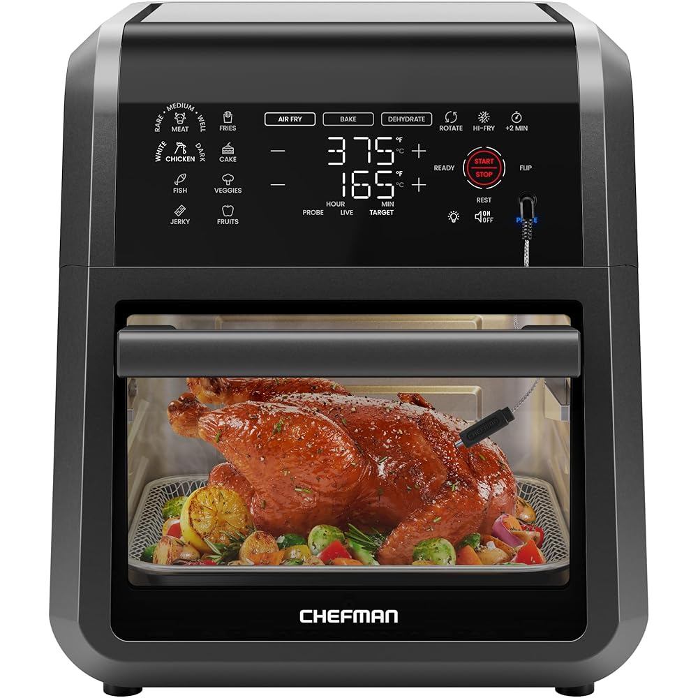 CHEFMAN Air Fryer Convection Oven, 12-Quart 5-in-1 – ExacTemp