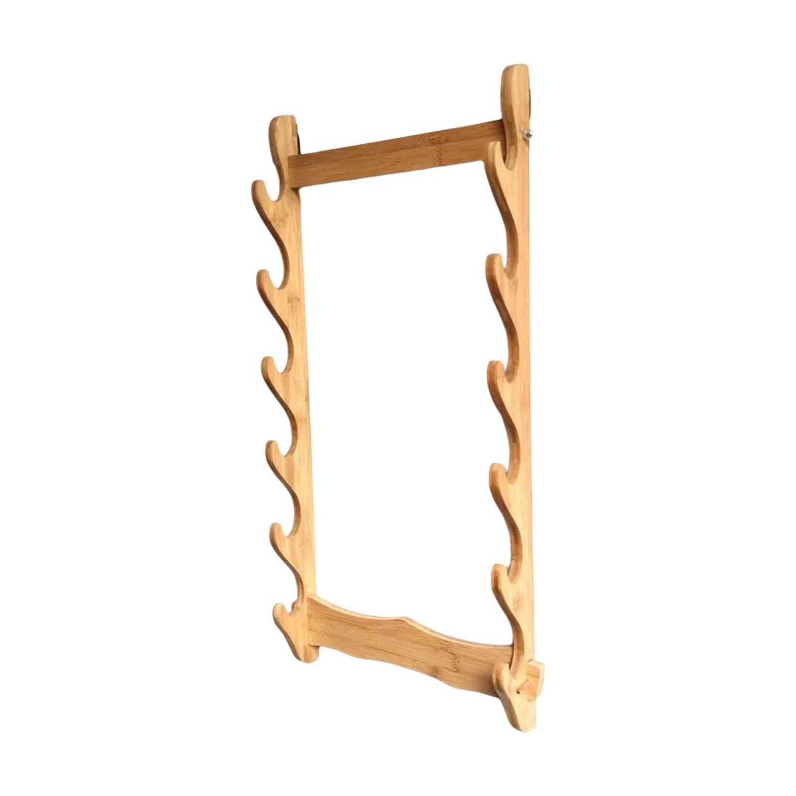 Solid Wood Wall Display Rack – Horizontal Support For Room Dojo Tier