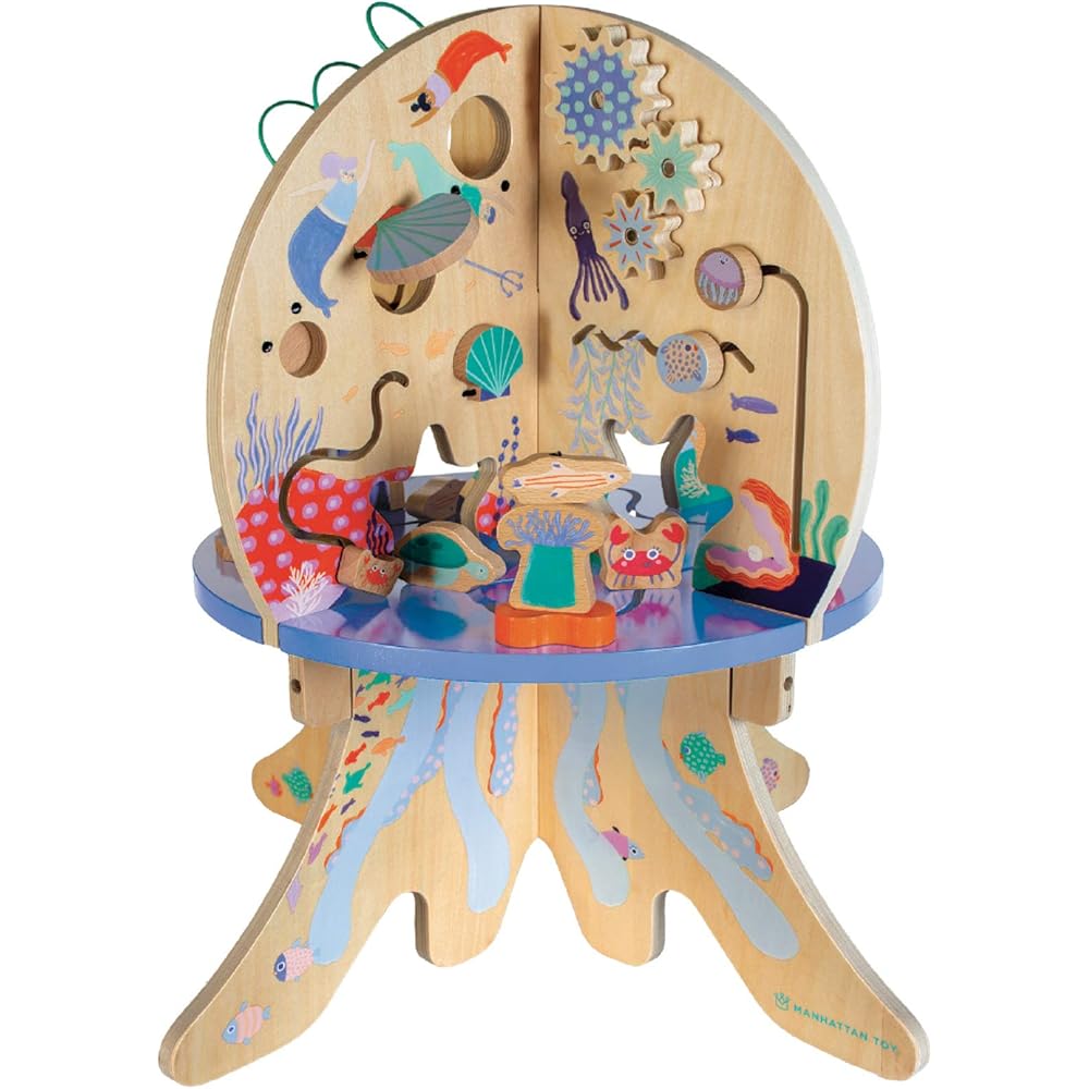 Manhattan Toy Wooden Toddler Activity Center – Deep Sea Adventure