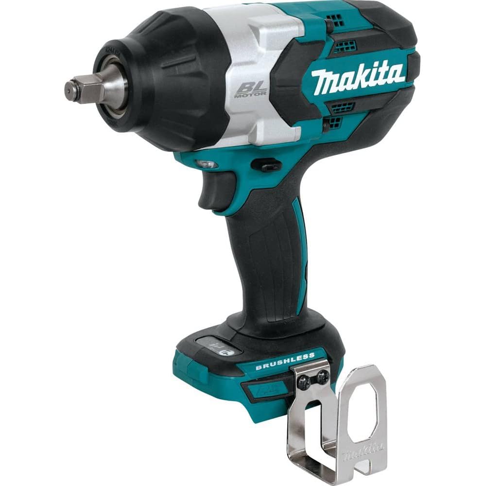 Makita 18V LXT Lithium-Ion Brushless Cordless High-Torque 1/2″ Sq. Drive Impact Wrench – XWT08Z