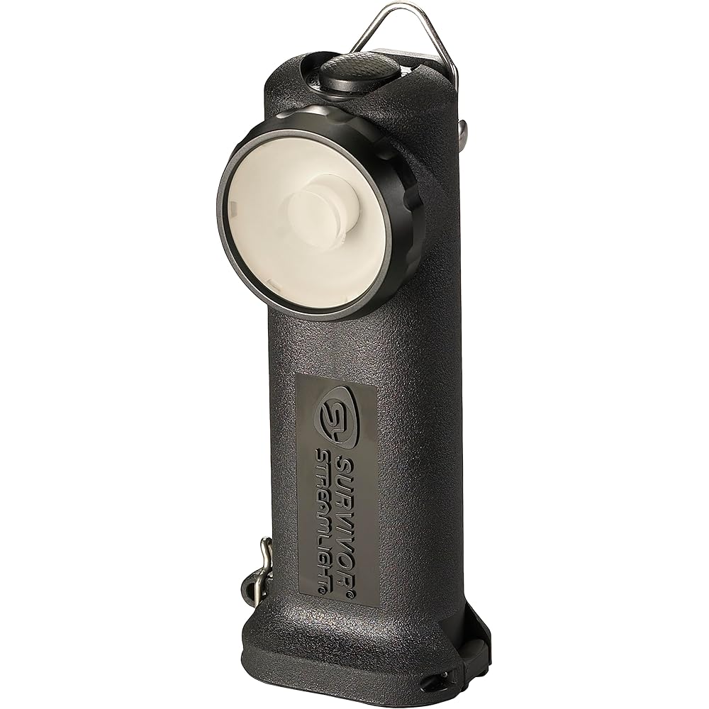 Streamlight Firefighter Right-Angle Flashlight, 175-Lumen, Alkaline, Black – 90545