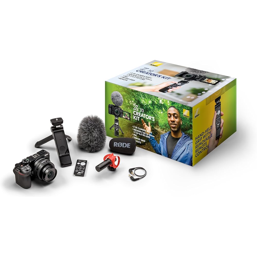 Nikon Z 30 Mirrorless Camera Creator’s Kit With NIKKOR Z DX 16-50mm f/3.5-6.3 VR Lens