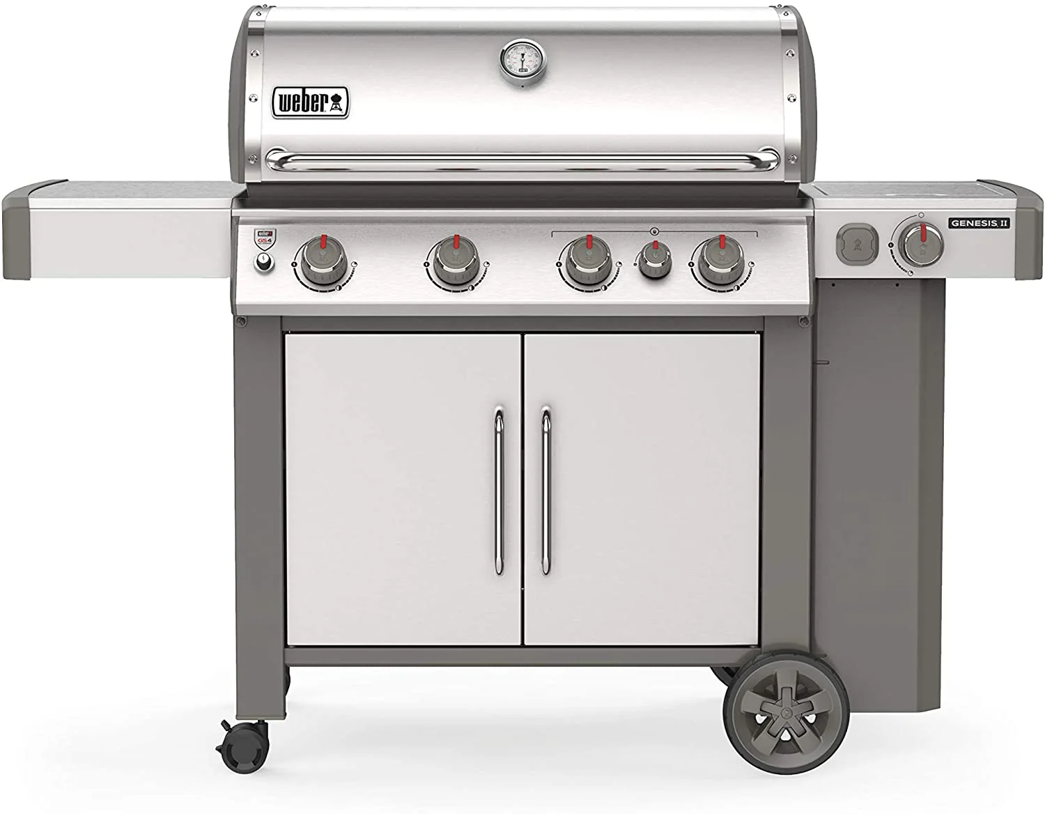 Weber Genesis II S-435 4-Burner Liquid Propane Grill, Stainless Steel – 62006001