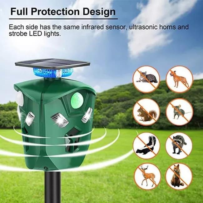 UltraSelort 360 Degree Solar Ultrasonic Animal Repeller