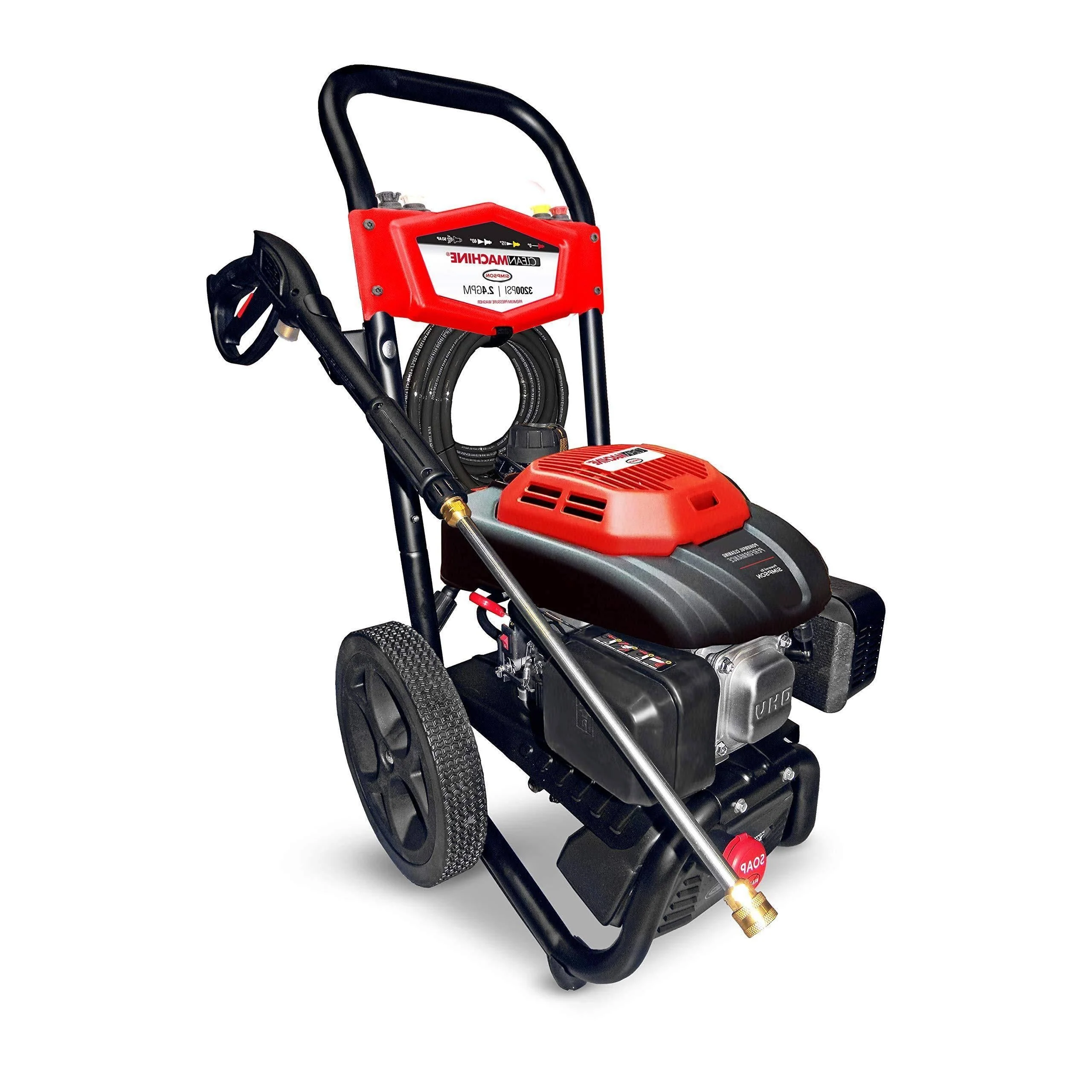 Clean Machine Gas Pressure Washer 3200 PSI 2.4 196cc – 61082