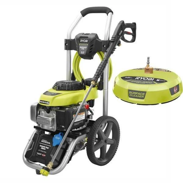 3000 PSI 2.3-GPM Gas Pressure Washer With 15 in. Surface Cleaner – RY803001-SC