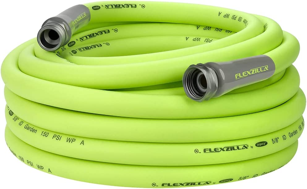 Flexzilla Garden Hose 5/8 in. x 50 ft Heavy Duty Lightweight Drinking Water Safe – ZillaGreen