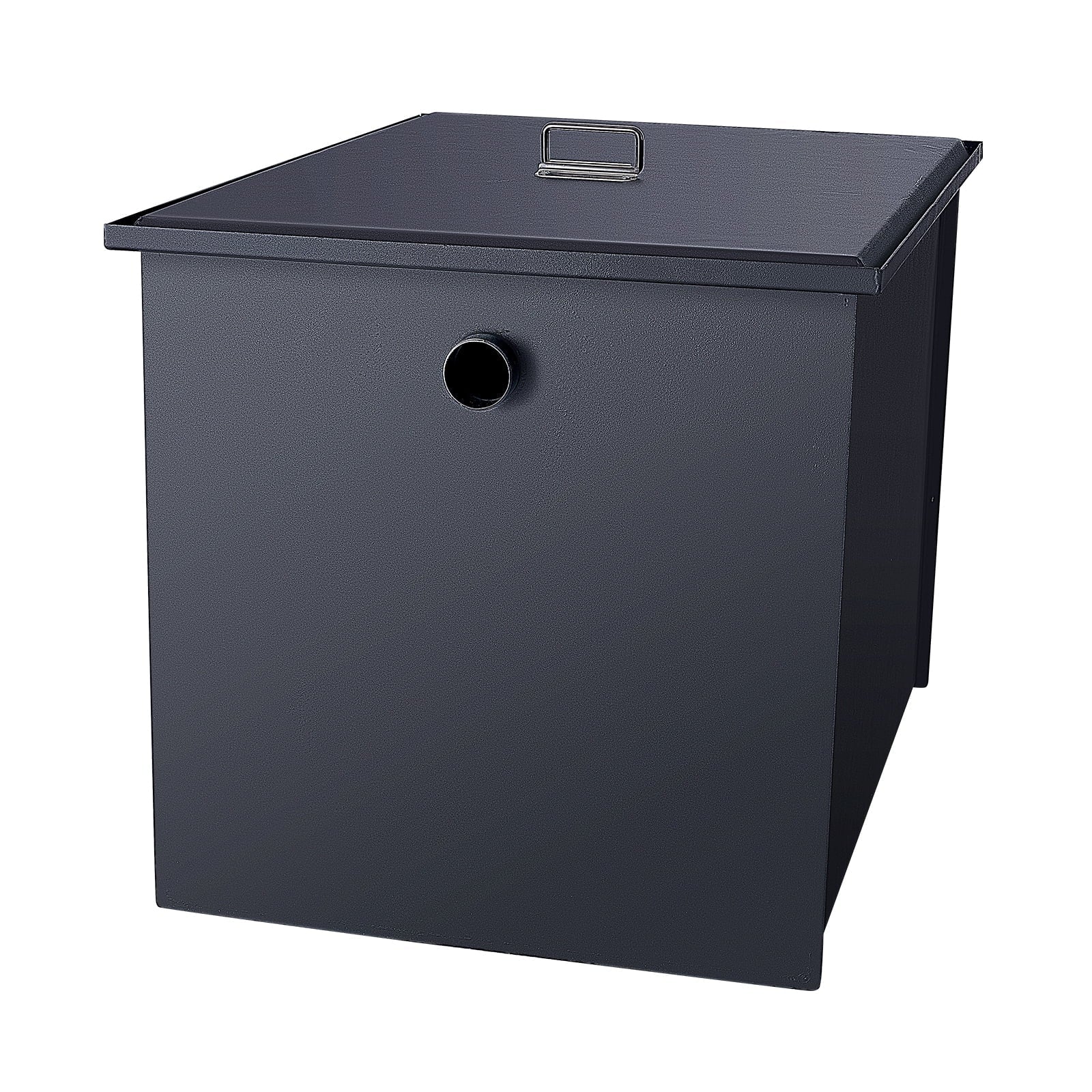 SKYSHALO Commercial Grease Interceptor Trap, 30LBS Carbon Steel