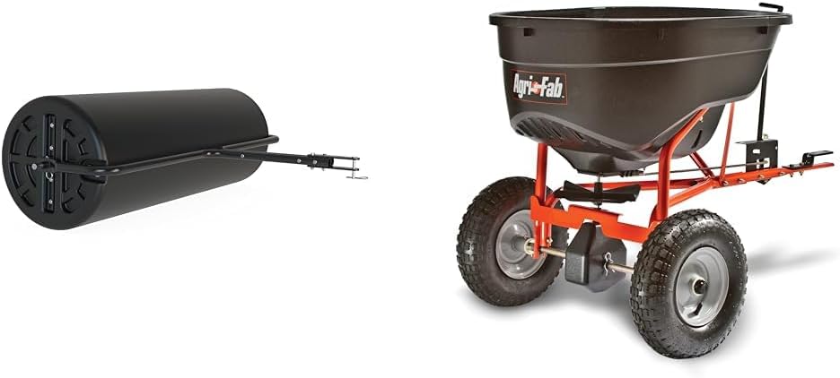 Agri-Fab Tow-Behind Poly Lawn Roller, 18 in x 48 in, 550 lb Water Capacity – 45-0604