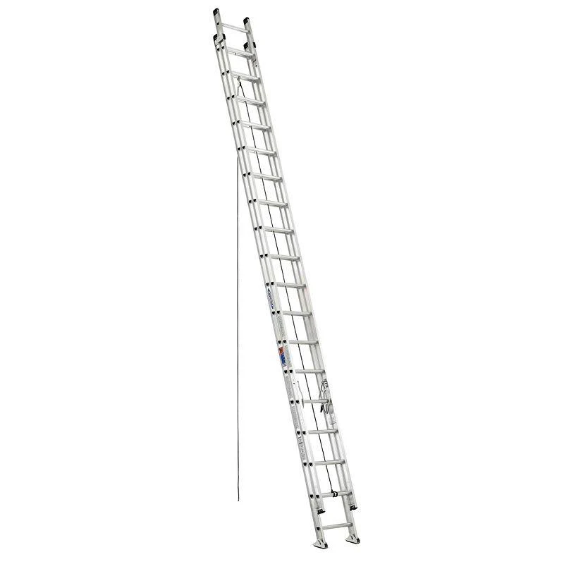 Werner Aluminum Extension Ladder 36 ft, 300 lb Capacity, Heavy Duty I Beam Rails – D1536-2