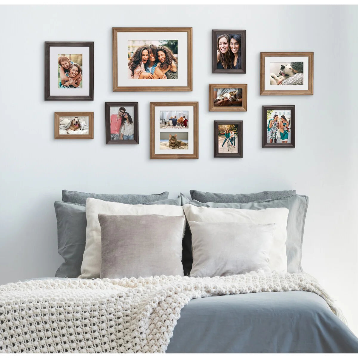 10-Piece Wood Gallery Wall Picture Frame Set – 11 x 14 in